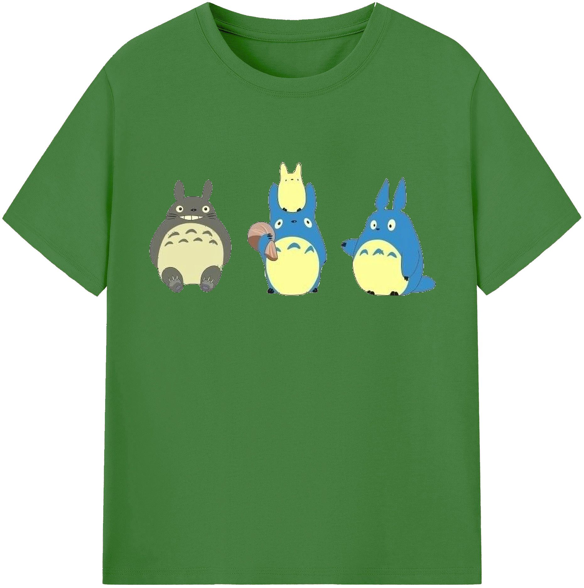 （画像用） となりのトトロ 草壁メイ 草壁サツキ My Neighbor Totoro Satsuki Kusakabe Mei Kusakabe レディースカジュアルプリントTシャツ（綿100％）